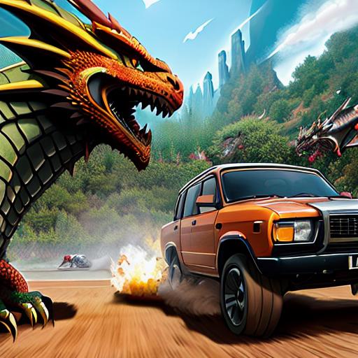 04372-4077865017-transformer as lada car vs ((((dragon)))) battle fight, fantasy, (((battle))), epic, fantasy background.png